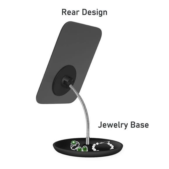 Table Vanity Mirror with Stand - Makeup Mirror - Adjustable Flexible Gooseneck - Picture 3 of 7